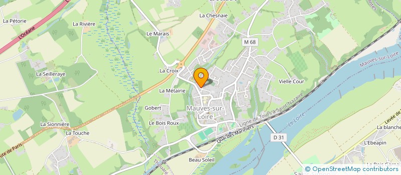 localisation de l'entreprise L' ARBRE DE VIE 1901  MAUVES-SUR-LOIRE