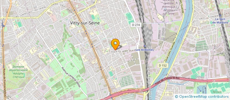 localisation de l'entreprise L'ARBRE DE VIE  VITRY-SUR-SEINE