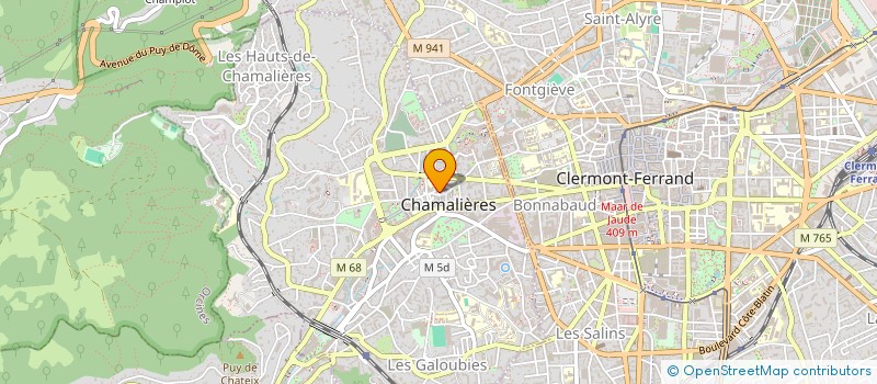 localisation de l'entreprise L'ARBRE DE VIE à CHAMALIERES