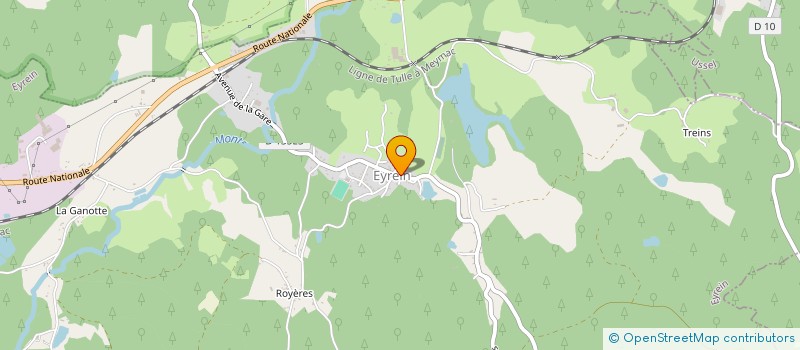 localisation de l'entreprise L'ARBRE DE VIE à EYREIN