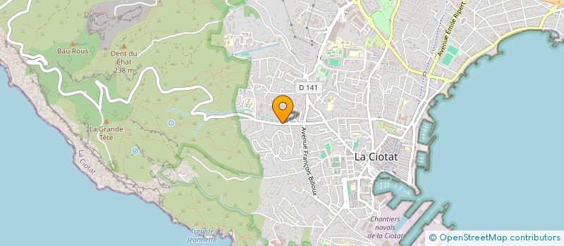 localisation de l'entreprise L'ARBRE DE VIE  LA CIOTAT