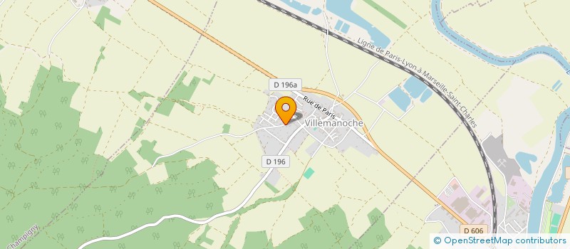 localisation de l'entreprise L'ARBRE : DES RACINES A LA CIME  VILLEMANOCHE