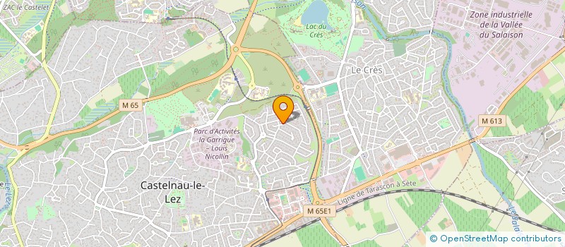 localisation de l'entreprise L'ARBRE DU VOYAGEUR 34  CASTELNAU-LE-LEZ