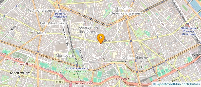 localisation de l'entreprise L'ARBRE DU VOYAGEUR  PARIS