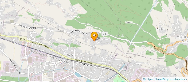 localisation de l'entreprise L ARBRE DU VOYAGEUR  THYEZ