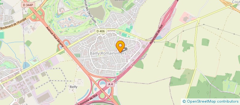 localisation de l'entreprise L'ARBRE DU VOYAGEUR  BAILLY-ROMAINVILLIERS