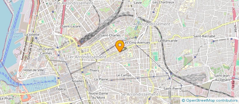 localisation de l'entreprise L'ARBRE EN BOULE à MARSEILLE