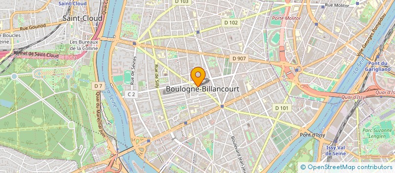 localisation de l'entreprise L'ARBRE EN COULEURS à BOULOGNE-BILLANCOURT