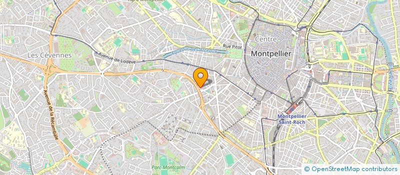 localisation de l'entreprise L'ARBRE ET LA CIME à MONTPELLIER