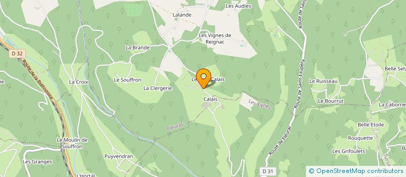 localisation de l'entreprise L'ARBRE ET LE CHAUDRON à FLEURAC