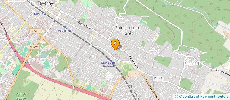 localisation de l'entreprise L'ARBRE O ETOILES à SAINT-LEU-LA-FORET