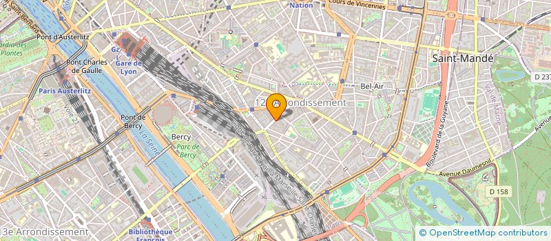 localisation de l'entreprise L'ARBRE PRODUCTIONS  PARIS