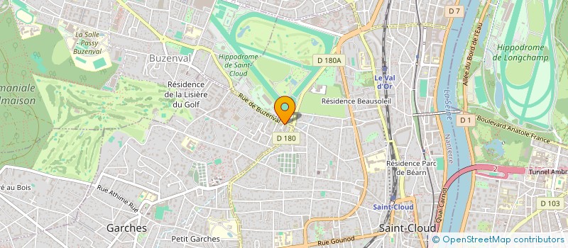 localisation de l'entreprise L'ARBRE ROSE à GARCHES