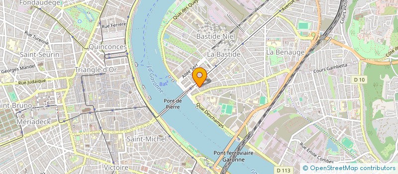 localisation de l'entreprise L'ARBRE SOLEIL à BORDEAUX