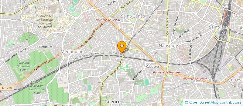 localisation de l'entreprise L ARBRE VENGEUR  TALENCE