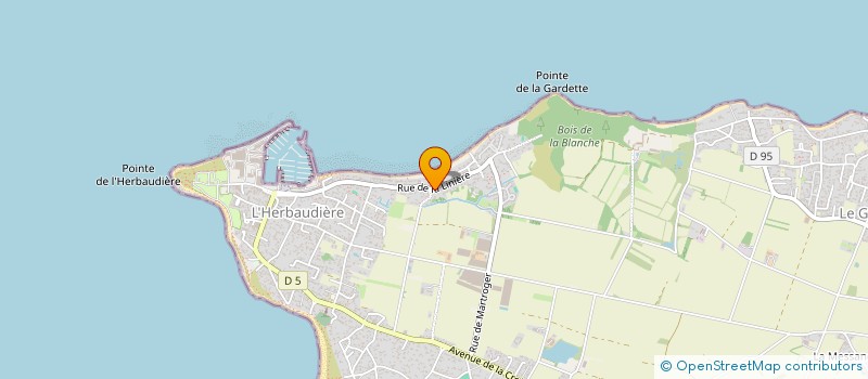 localisation de l'entreprise L'ARBRE VERT II  NOIRMOUTIER-EN-L'ILE