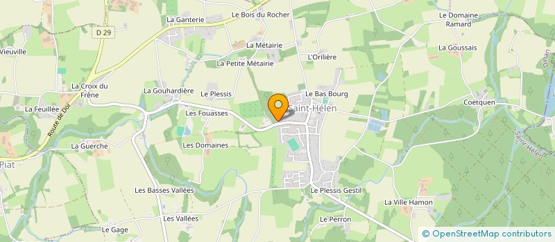 localisation de l'entreprise L'ARBRE VOYAGEUR  SAINT-HELEN