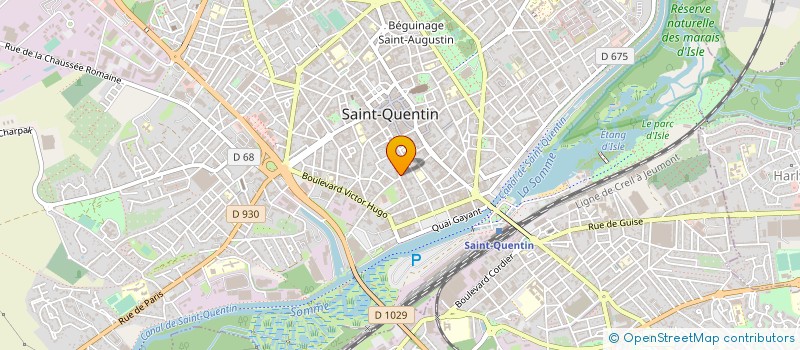 localisation de l'entreprise L ARC à SAINT-QUENTIN