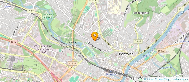 localisation de l'entreprise L'ARC  PONTOISE