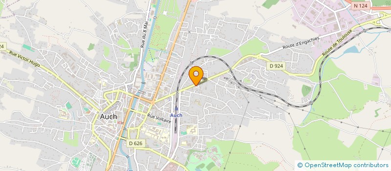 localisation de l'entreprise L'ARC AUSCITAIN  AUCH
