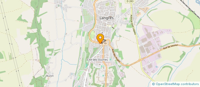 localisation de l'entreprise L ARC EN CIEL à LANGRES