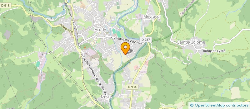 localisation de l'entreprise L'ARC EN CIEL  ARUDY