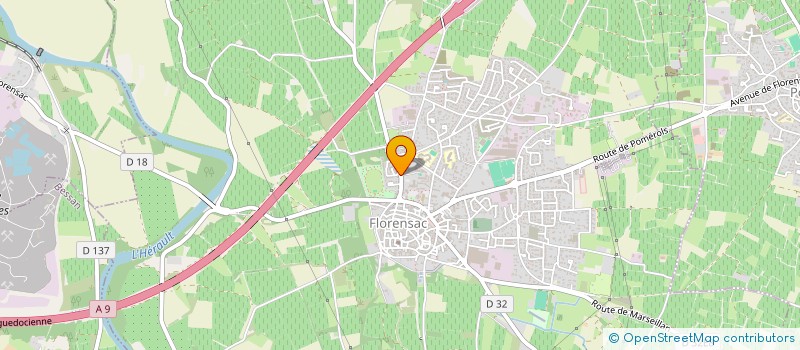 localisation de l'entreprise L ARC EN CIEL  FLORENSAC