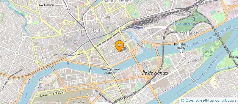 localisation de l'entreprise L'ARC EN CIEL à NANTES