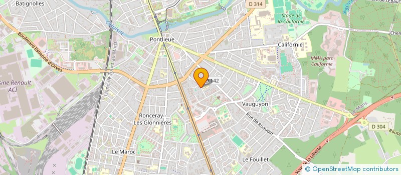 localisation de l'entreprise L'ARC-EN-CIEL à LE MANS