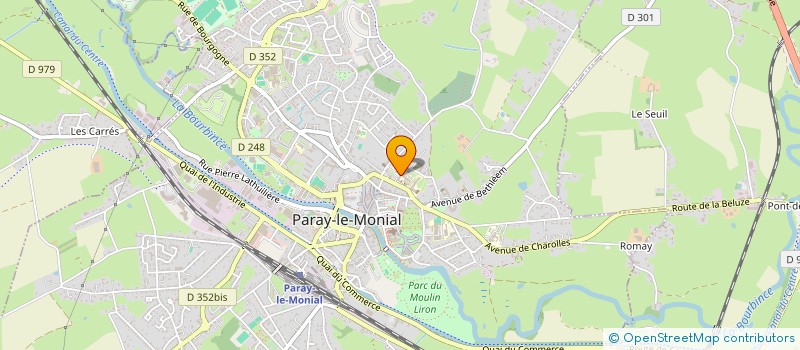 localisation de l'entreprise L ARC EN CIEL  PARAY LE MONIAL