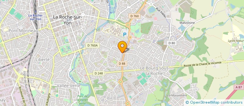 localisation de l'entreprise L'ARC EN CIEL à LA ROCHE-SUR-YON