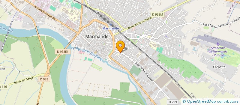 localisation de l'entreprise L ARC EN CIEL  MARMANDE