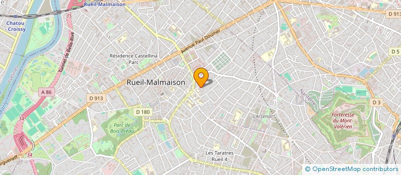 localisation de l'entreprise L'ARC-EN-CIEL 78 à RUEIL-MALMAISON