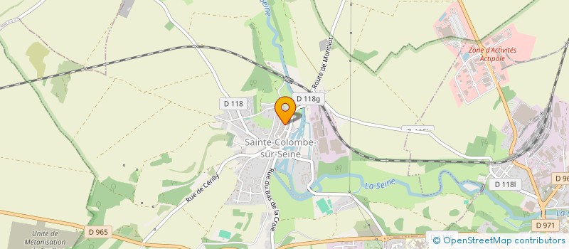 localisation de l'entreprise L'ARC EN CIEL  CHARREY-SUR-SEINE