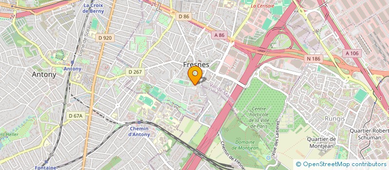 localisation de l'entreprise L'ARC EN CIEL  FRESNES