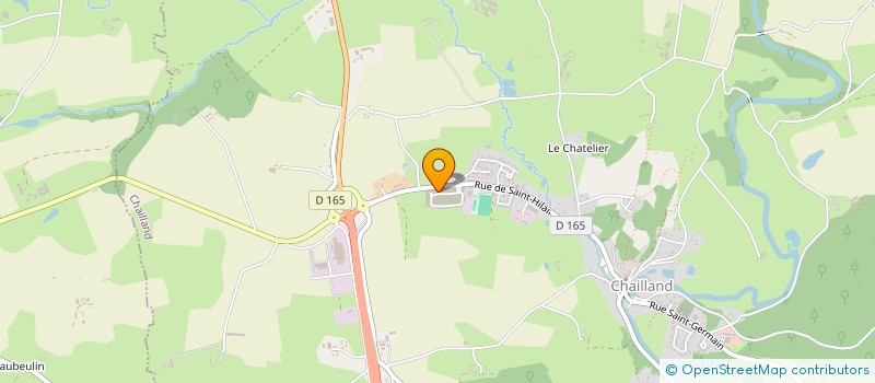 localisation de l'entreprise L'ARC EN CIEL  CHAILLAND