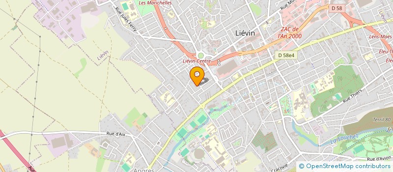 localisation de l'entreprise L'ARC EN CIEL DE MARION à LIEVIN