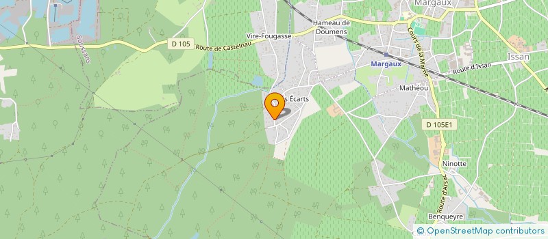 localisation de l'entreprise L'ARC-EN-CIEL DU COLIBRI à MARGAUX-CANTENAC