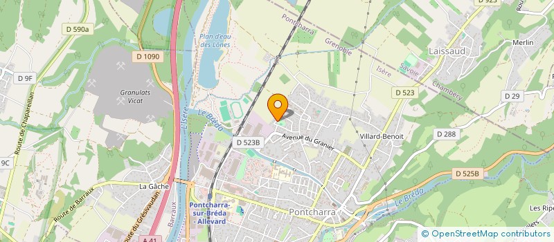 localisation de l'entreprise L'ARC EN SCENE  PONTCHARRA