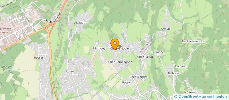 localisation de l'entreprise L'ARC ET LA FLECHE  CRANVES-SALES