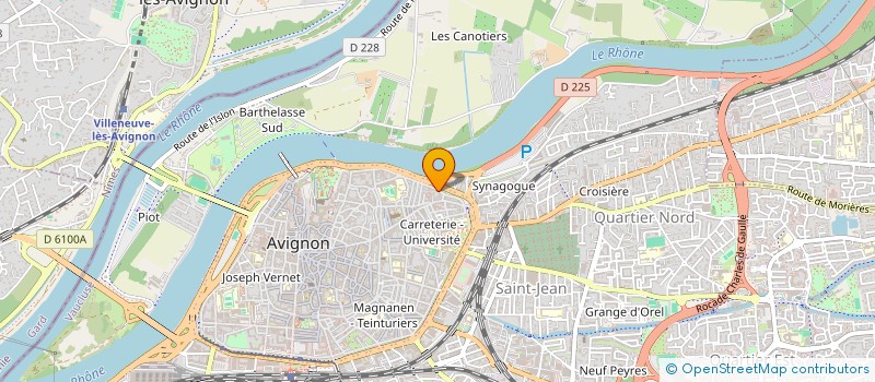 localisation de l'entreprise L'ARC ET LA FLECHE  AVIGNON