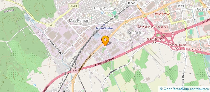 localisation de l'entreprise L'ARCADE  NIMES