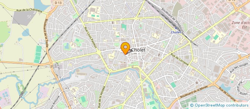 localisation de l'entreprise L'ARCADE BAR à CHOLET