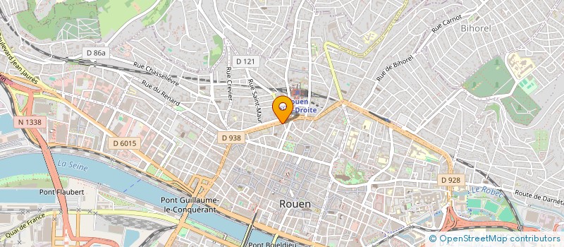 localisation de l'entreprise L'ARCADIA à ROUEN