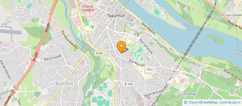 localisation de l'entreprise L'ARCADIA  SAUMUR