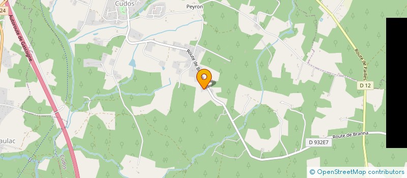 localisation de l'entreprise L'ARCADIE  CUDOS