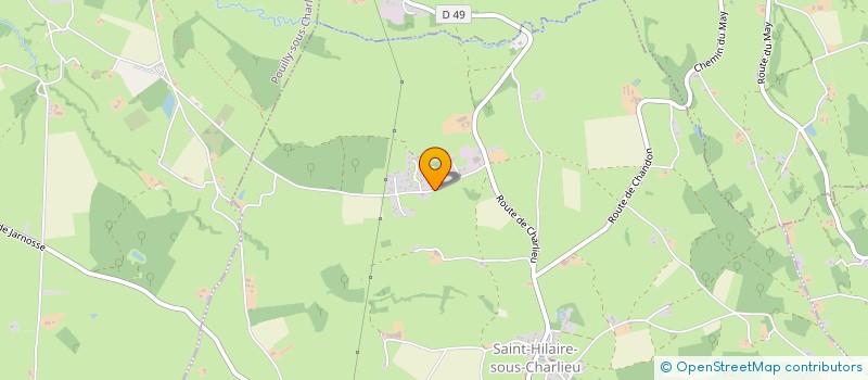 localisation de l'entreprise L'ARCANSON  SAINT-NIZIER-SOUS-CHARLIEU