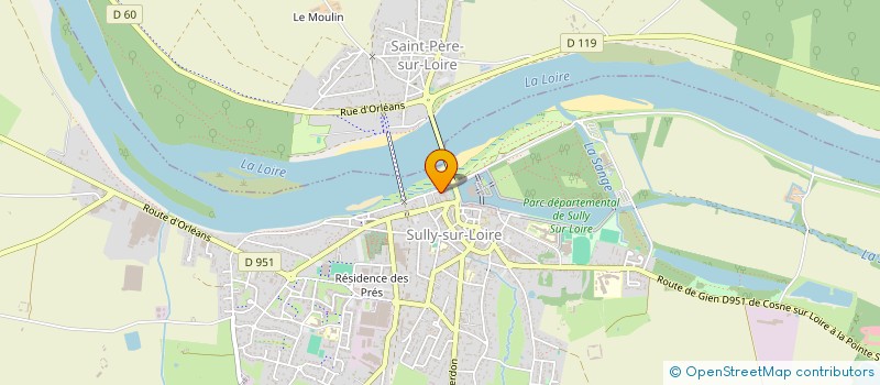 localisation de l'entreprise L'ARCATENE à SULLY-SUR-LOIRE