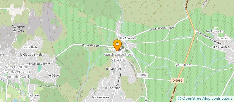 localisation de l'entreprise L ARCEAU  SAINT-HILAIRE-D'OZILHAN