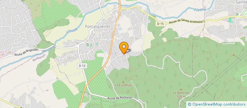 localisation de l'entreprise L'ARCELLE  FORCALQUEIRET